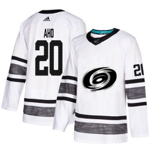 Carolina Hurricanes Trikot Trikot #20 Sebastian Aho Weiß 2019 All-Star Stitched